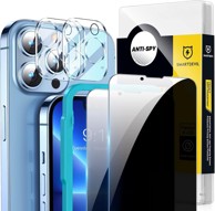 NIKCORP Kaljeno staklo za iPhone 13 Pro, privatni filter, 9H, 6,1", 2 kom